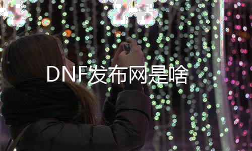 DNF发布网是啥